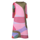 Elegant Belted Maxi Loose Fit Midi Dress - FashionByTeresa